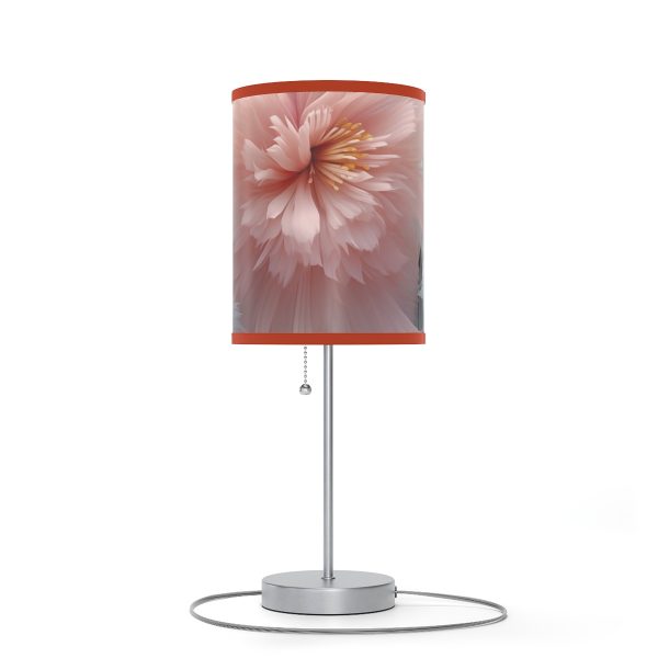 Powder Pink and Baby Blue Feathery Floral - Lamp on a Stand, US|CA plug - Image 28