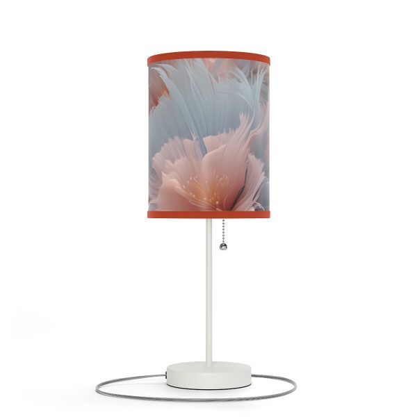 Powder Pink and Baby Blue Feathery Floral - Lamp on a Stand, US|CA plug - Image 33