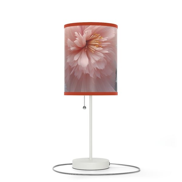 Powder Pink and Baby Blue Feathery Floral - Lamp on a Stand, US|CA plug - Image 34