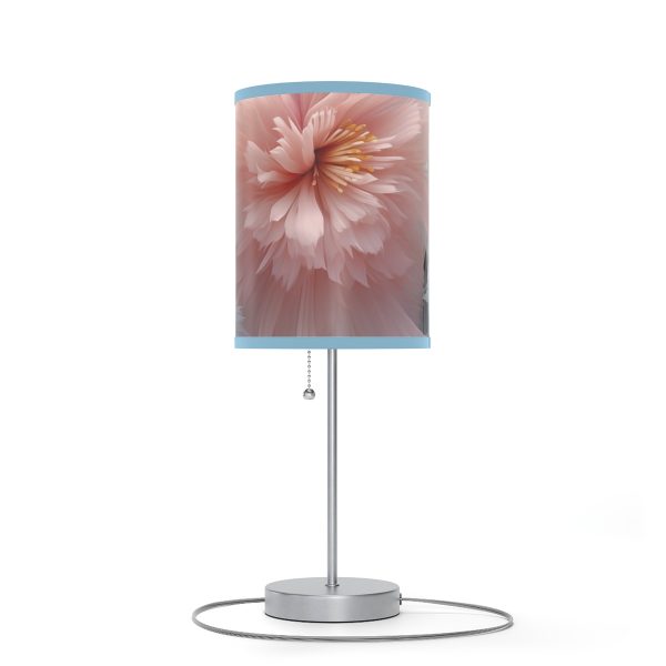 Powder Pink and Baby Blue Feathery Floral - Lamp on a Stand, US|CA plug - Image 40