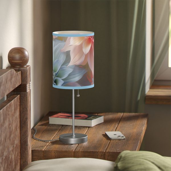 Pastel Fantasy Baroque Floral 02 - Lamp on a Stand, US|CA plug - Image 29