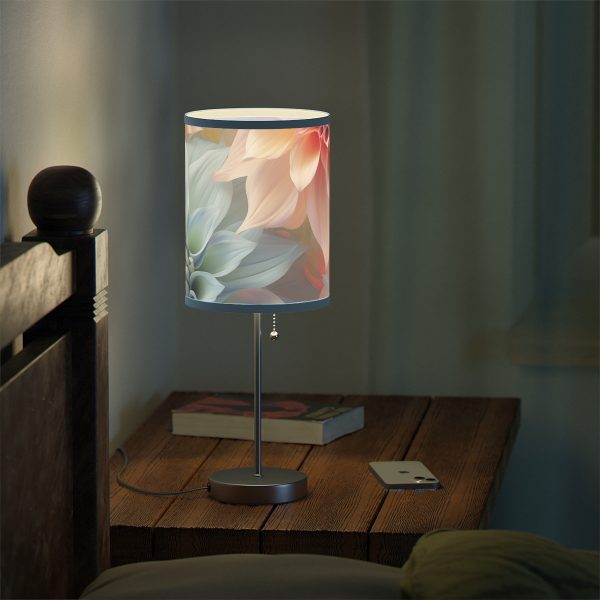 Pastel Fantasy Baroque Floral 02 - Lamp on a Stand, US|CA plug - Image 30