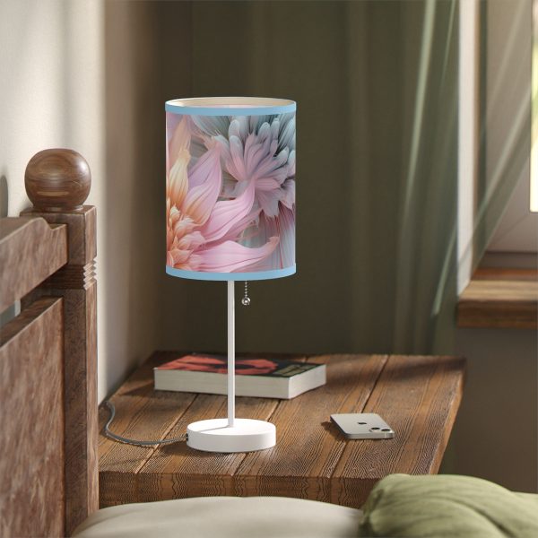 Pastel Fantasy Baroque Floral 03 - Lamp on a Stand, US|CA plug - Image 41