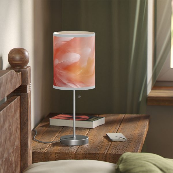 Lovely Fuzzy Feathers in Peach 02 - Lamp on a Stand, US|CA plug - Image 29