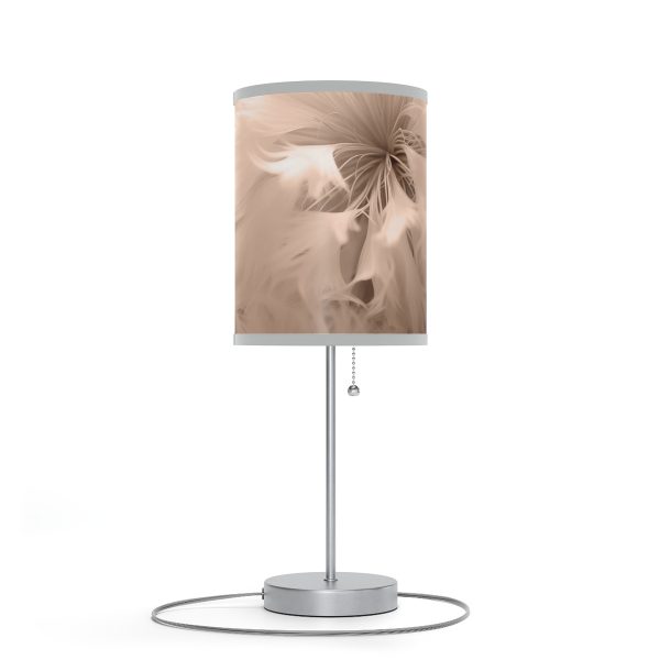 Soft Fantasy Feather Puffs in Peach Puree Tone - Lamp on a Stand, US|CA plug - Image 27