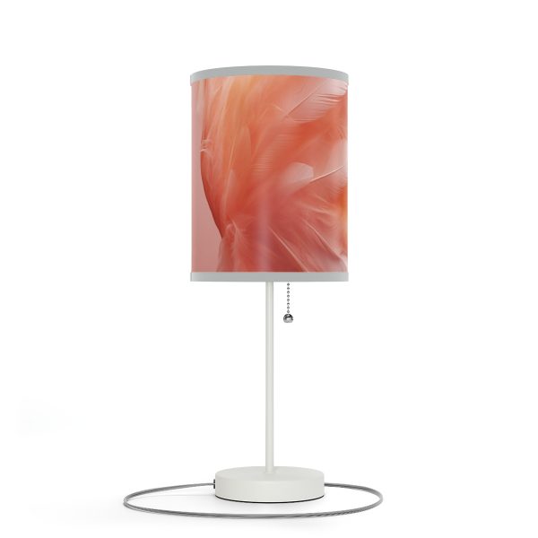 Lovely Fuzzy Feathers in Peach 02 - Lamp on a Stand, US|CA plug - Image 33