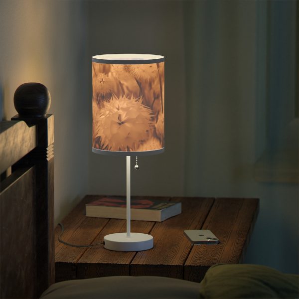 Dandelion Dream in Sunkissed Peach - Lamp on a Stand, US|CA plug - Image 36