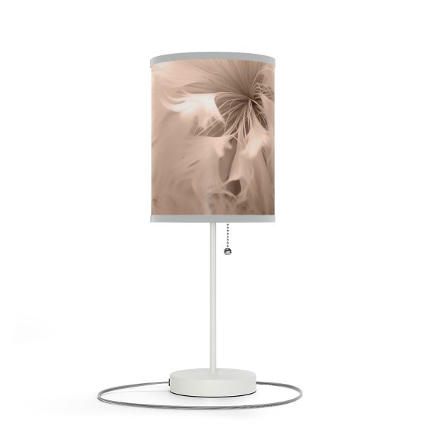 Soft Fantasy Feather Puffs in Peach Puree Tone - Lamp on a Stand, US|CA plug - Image 33