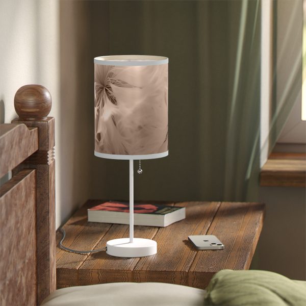 Soft Fantasy Feather Puffs in Peach Puree Tone - Lamp on a Stand, US|CA plug - Image 35