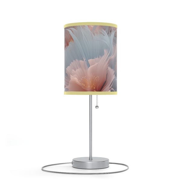 Powder Pink and Baby Blue Feathery Floral - Lamp on a Stand, US|CA plug - Image 63