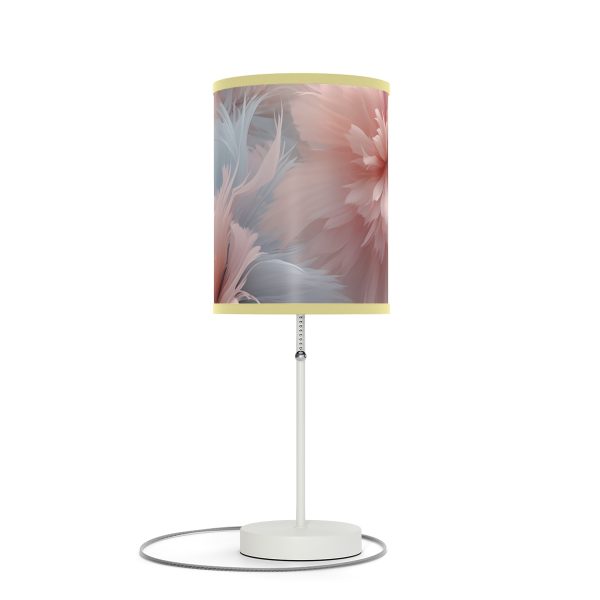 Powder Pink and Baby Blue Feathery Floral - Lamp on a Stand, US|CA plug - Image 67