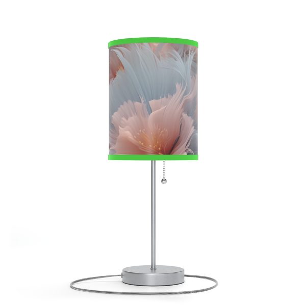 Powder Pink and Baby Blue Feathery Floral - Lamp on a Stand, US|CA plug - Image 75