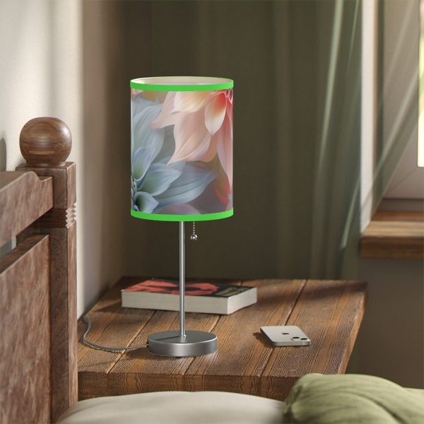 Pastel Fantasy Baroque Floral 02 - Lamp on a Stand, US|CA plug - Image 65