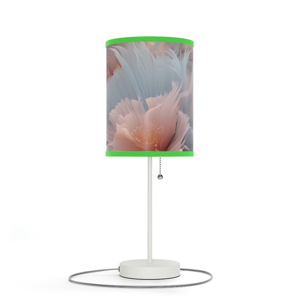 Powder Pink and Baby Blue Feathery Floral - Lamp on a Stand, US|CA plug - Image 81