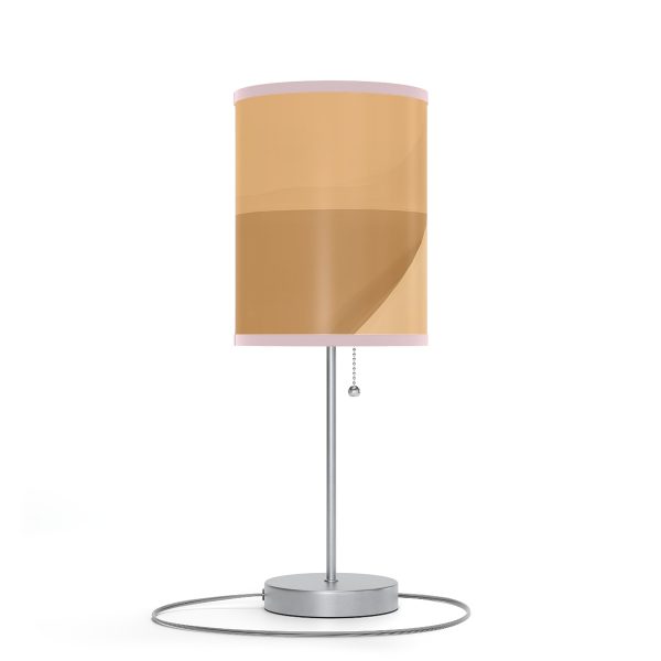 Soft Geometric Pyramid 02 in Honey Yellow Tone - Lamp on a Stand, US|CA plug - Image 45