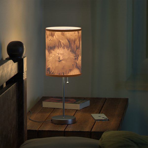 Dandelion Dream in Sunkissed Peach - Lamp on a Stand, US|CA plug - Image 54