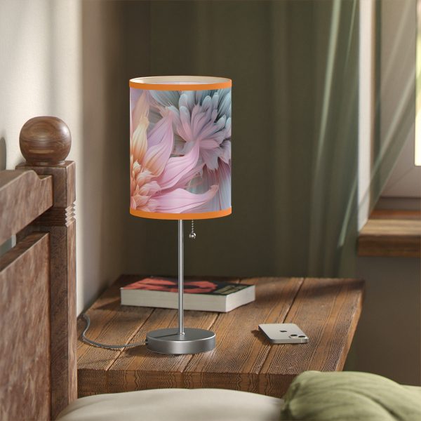 Pastel Fantasy Baroque Floral 03 - Lamp on a Stand, US|CA plug - Image 77