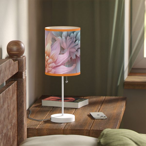 Pastel Fantasy Baroque Floral 03 - Lamp on a Stand, US|CA plug - Image 83