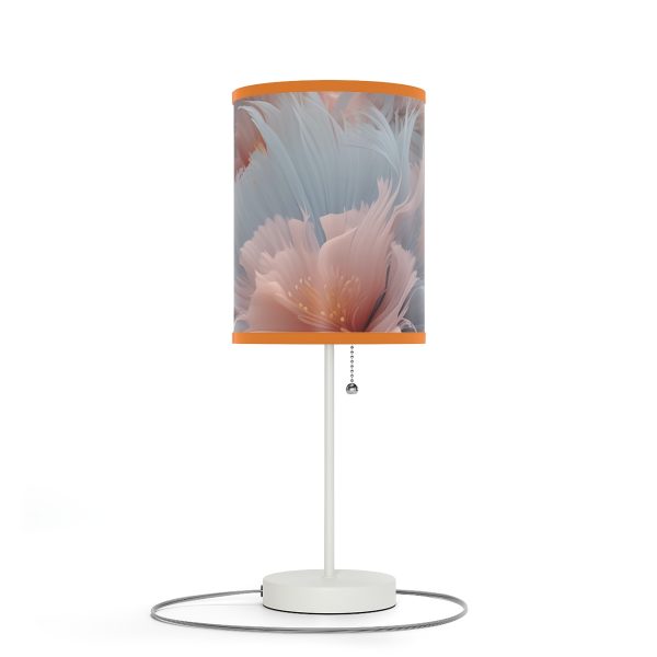 Powder Pink and Baby Blue Feathery Floral - Lamp on a Stand, US|CA plug - Image 105