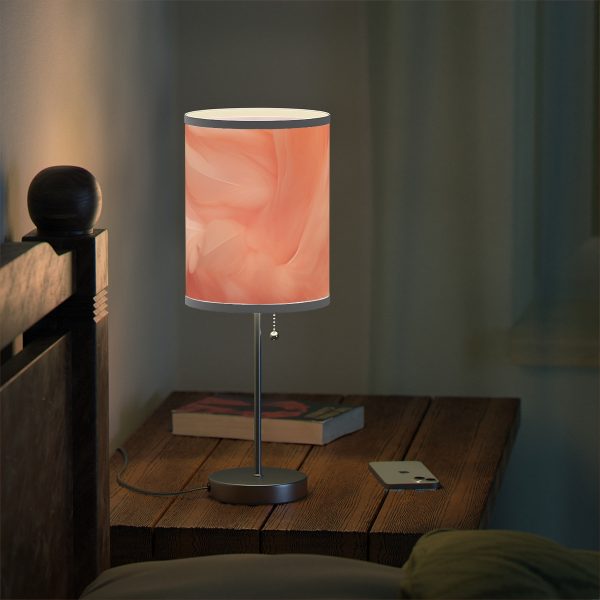 Lovely Fuzzy Feathers in Peach 01 - Lamp on a Stand, US|CA plug - Image 78