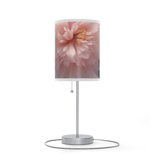 Powder Pink and Baby Blue Feathery Floral - Lamp on a Stand, US|CA plug - Image 112