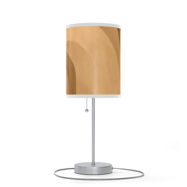 Soft Geometric Archways in Honey Yellow Tone - Lamp on a Stand, US|CA plug - Image 40