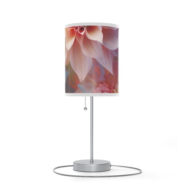 Pastel Fantasy Baroque Floral 02 - Lamp on a Stand, US|CA plug - Image 100