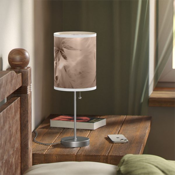 Soft Fantasy Feather Puffs in Peach Puree Tone - Lamp on a Stand, US|CA plug - Image 41