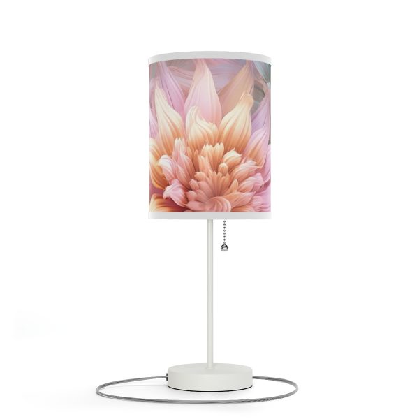 Pastel Fantasy Baroque Floral 03 - Lamp on a Stand, US|CA plug - Image 93