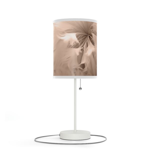 Soft Fantasy Feather Puffs in Peach Puree Tone - Lamp on a Stand, US|CA plug - Image 45