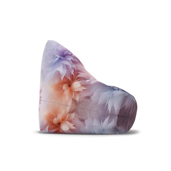 Pastel Palette Fantasy Feather Puffs - Bean Bag Chair Cover - Image 10