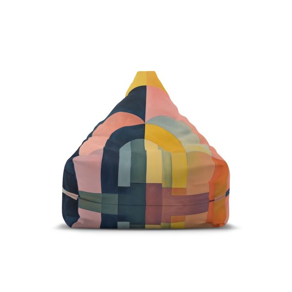 Soft Geometric Archways - Bean Bag Chair Cover - Image 8