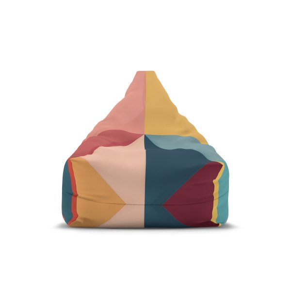 Soft Geometric Pyramid 03 - Bean Bag Chair Cover - Image 8