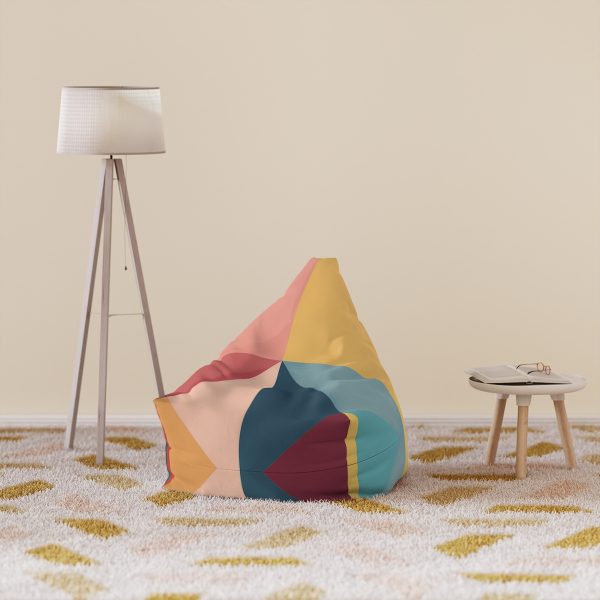 Soft Geometric Pyramid 03 - Bean Bag Chair Cover - Image 13