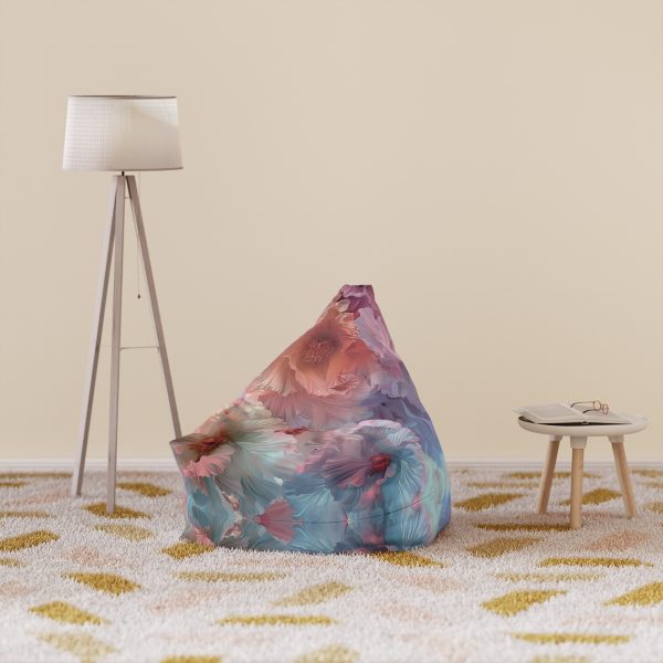 Floral Nebula 02 - Bean Bag Chair Cover - Image 13