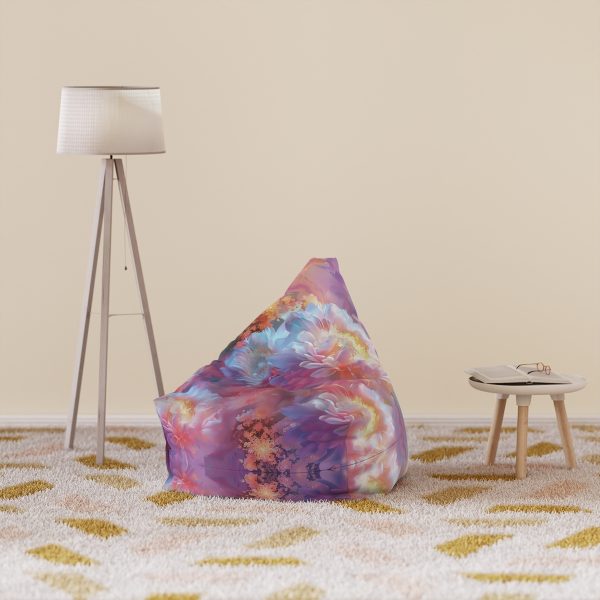 Floral Nebula 04 - Bean Bag Chair Cover - Image 13