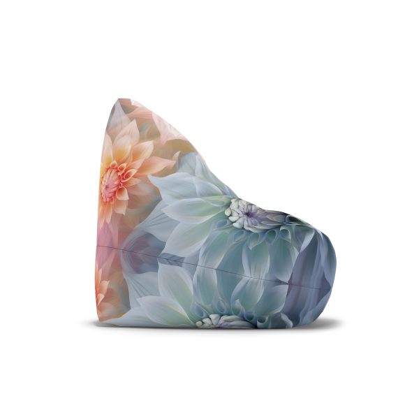 Pastel Fantasy Baroque Floral 02 - Bean Bag Chair Cover - Image 10