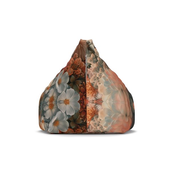 Lustrous Peach Baroque Floral 02 - Bean Bag Chair Cover - Image 9