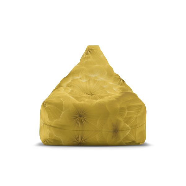 Dandelion Down Motif in Super Lemon Tone - Bean Bag Chair Cover - Image 8