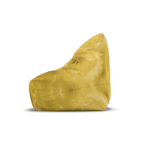 Dandelion Down Motif in Super Lemon Tone - Bean Bag Chair Cover - Image 11