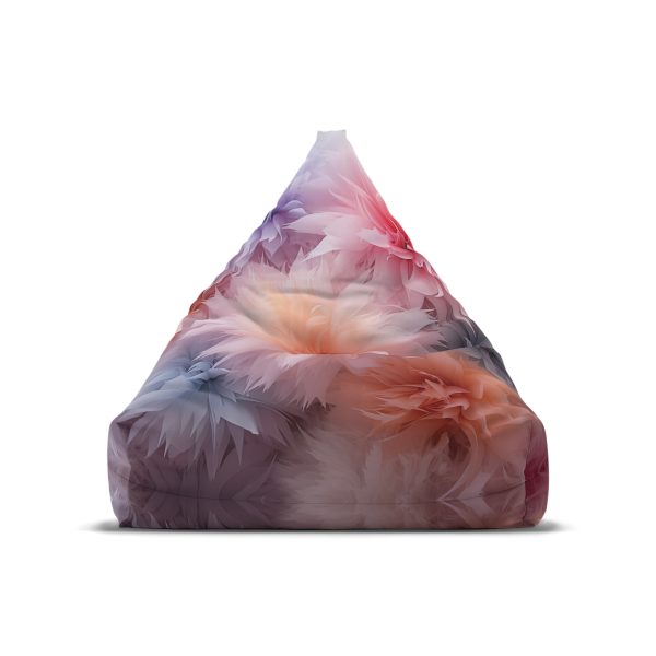 Pastel Palette Fantasy Feather Puffs - Bean Bag Chair Cover - Image 2