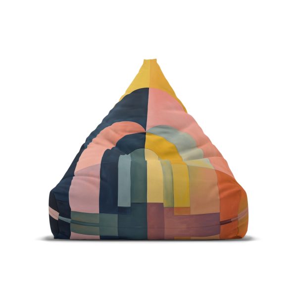 Soft Geometric Archways - Bean Bag Chair Cover - Image 2