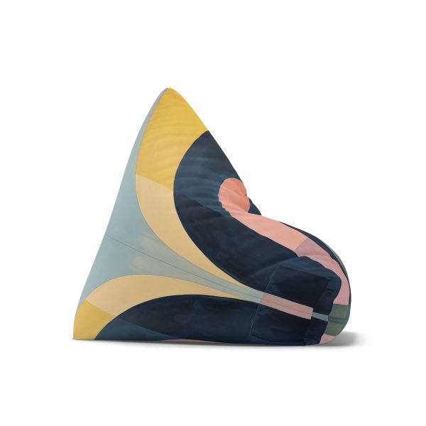 Soft Geometric Archways - Bean Bag Chair Cover - Image 4