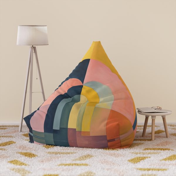 Soft Geometric Archways - Bean Bag Chair Cover - Image 6