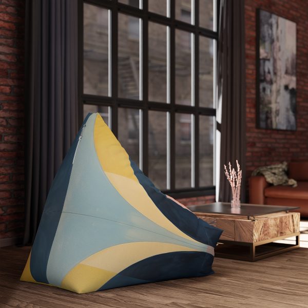 Soft Geometric Archways - Bean Bag Chair Cover - Image 7