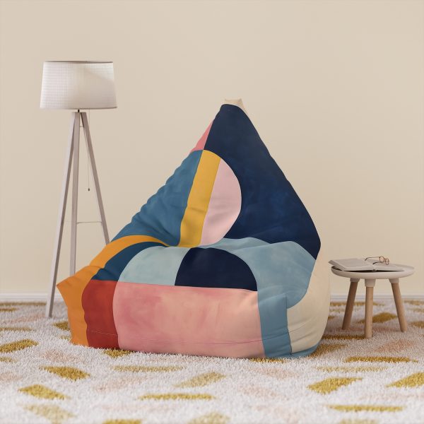 Soft Geometric Windows - Bean Bag Chair Cover - Image 6