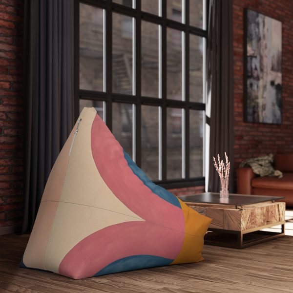 Soft Geometric Windows - Bean Bag Chair Cover - Image 7