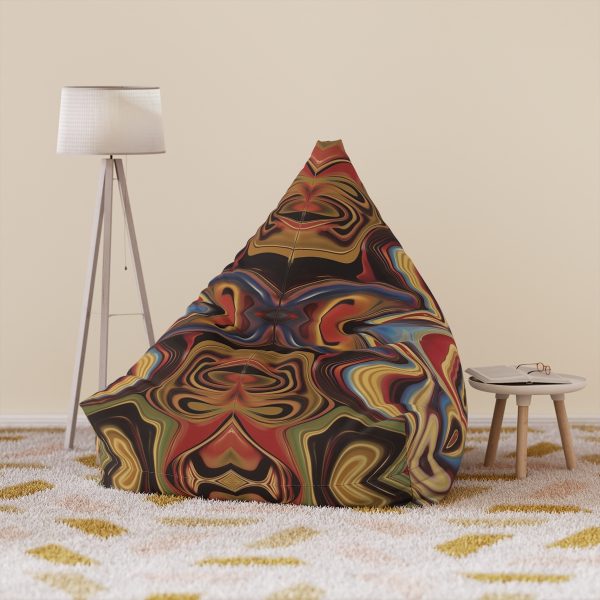 Lipnotic Kaleidoscope Background 01 - Bean Bag Chair Cover - Image 6