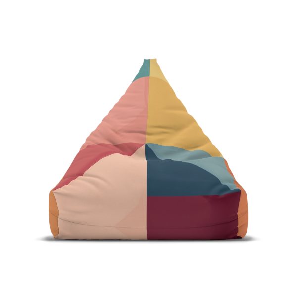 Soft Geometric Pyramid 01 - Bean Bag Chair Cover - Image 2