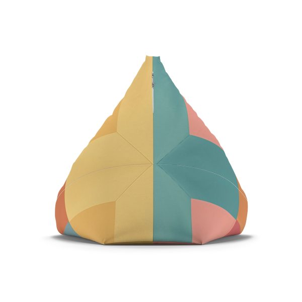 Soft Geometric Pyramid 01 - Bean Bag Chair Cover - Image 3